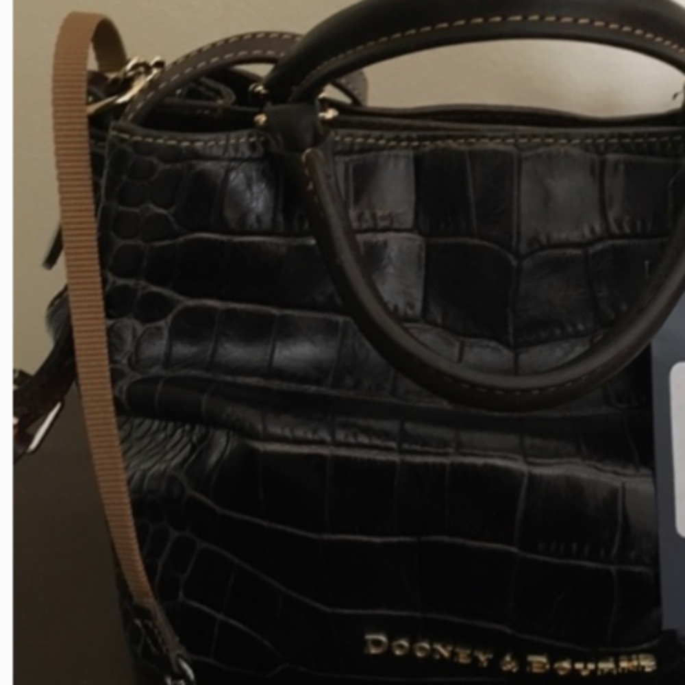 Dooney & Bourke Satchel Croco Leather-Fair - Picture 5 of 13